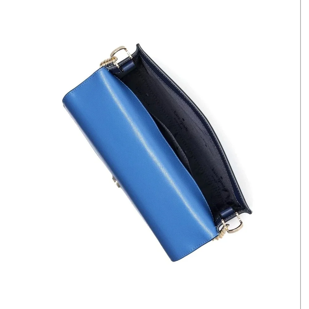 🔥NWT KATE SPADE CARSON CONVERTIBLE BUTTERFLY‎ LEATHER CROSSBODY IN BLAZER BLUE